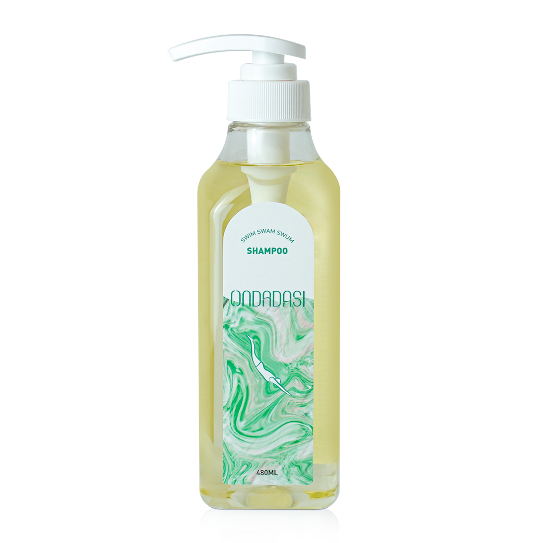 [온다다시] 수영장 극손상모 헤어 샴푸 480ml