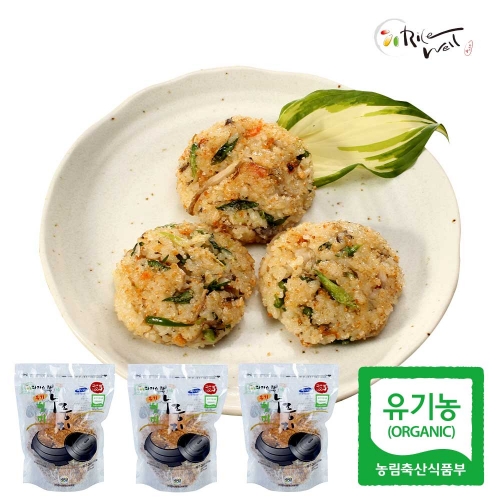 [라이스웰] 유기현미누룽지240g*3개