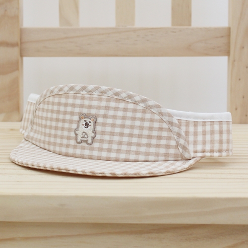 [닥터맘스] 오가닉 체크 썬캡