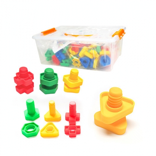 [나비북스] 폴리너트 창의블록세트 128피스