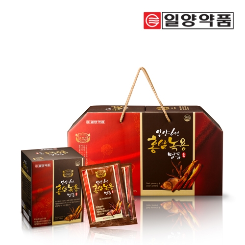 [일양약품] 일양 6년 홍삼녹용 명품 60ml x 30포(1개월분)