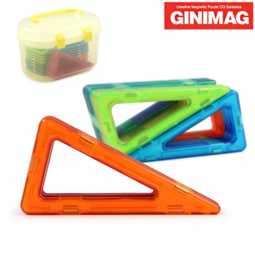 [나비북스] 리필 자석블럭 이등변삼각형 20피스