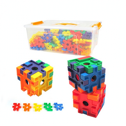 [나비북스] 큐빅패널 창의블록세트 144피스