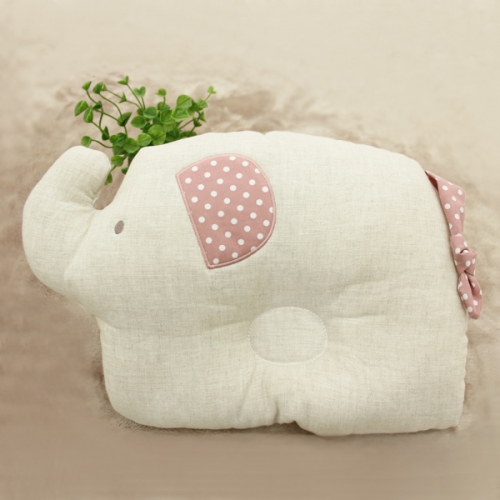 [닥터맘스] 린넨 코끼리 짱구베개