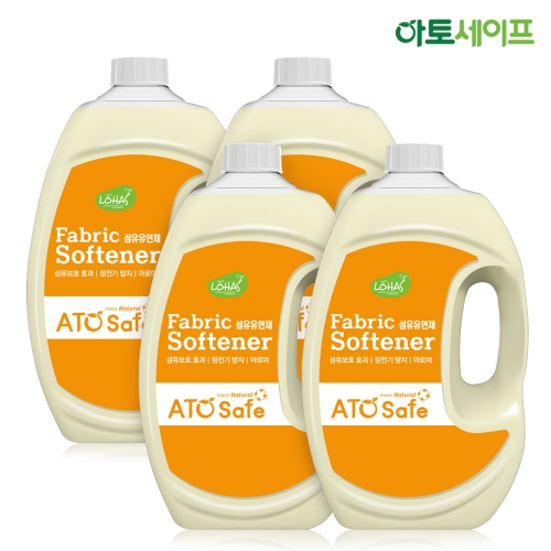 아토세이프 섬유유연제 (후리지아향 2.5L 4개)