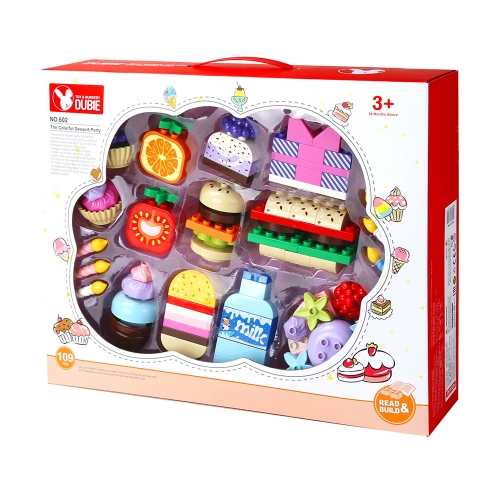 [나비북스] 디저트만들기 유아블록 (듀플로호환)