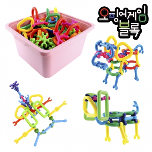 [나비북스] 오징어게임 블록교구 208피스