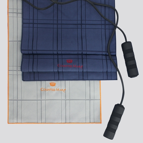 [송월타월] 카운테스마라 모던체크 스포츠타올 5장