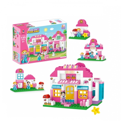 [나비북스] 퍼니블록 집의정원 145pcs