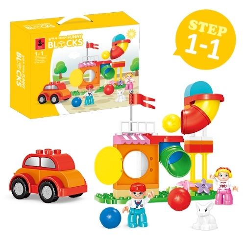 [나비북스] 놀자블록 스텝1-1 [3월 친구야 놀자]