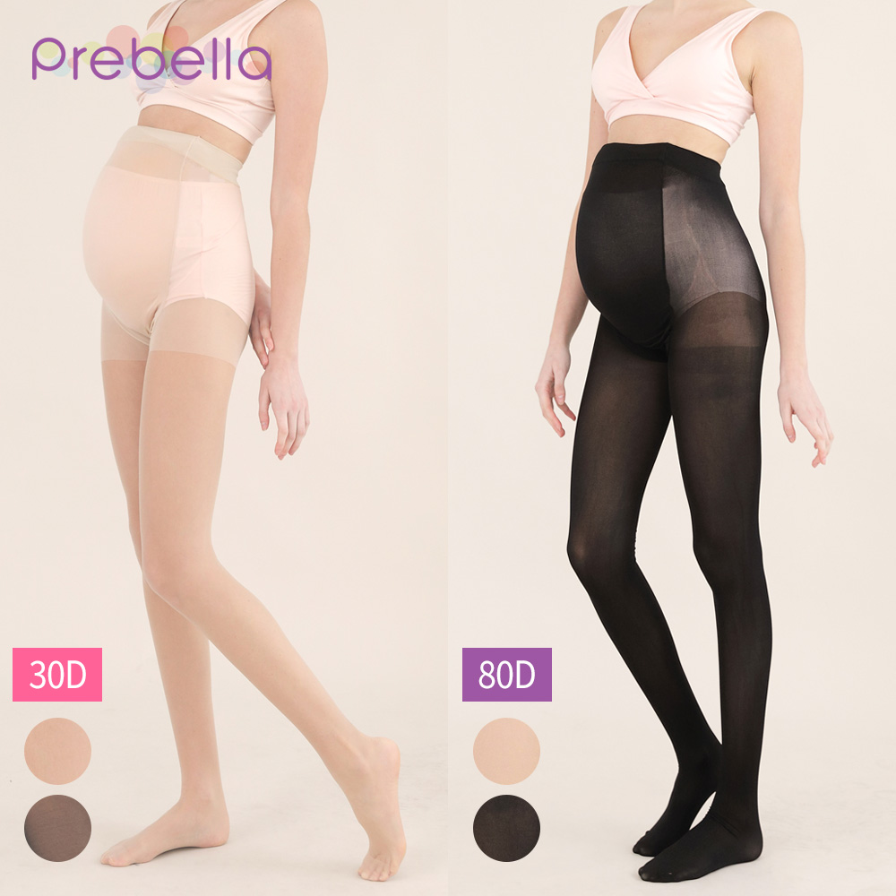 [프레벨라] 임산부 30/80데니아 스타킹 2종_80데니아