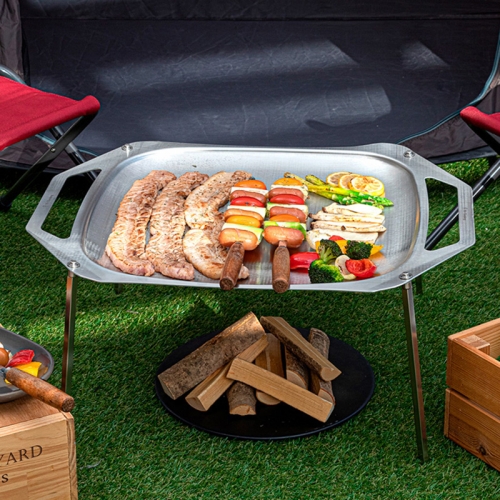 [아이젠베르그] 에스트 스텐 사각 그리들&오픈 화로대 59cm