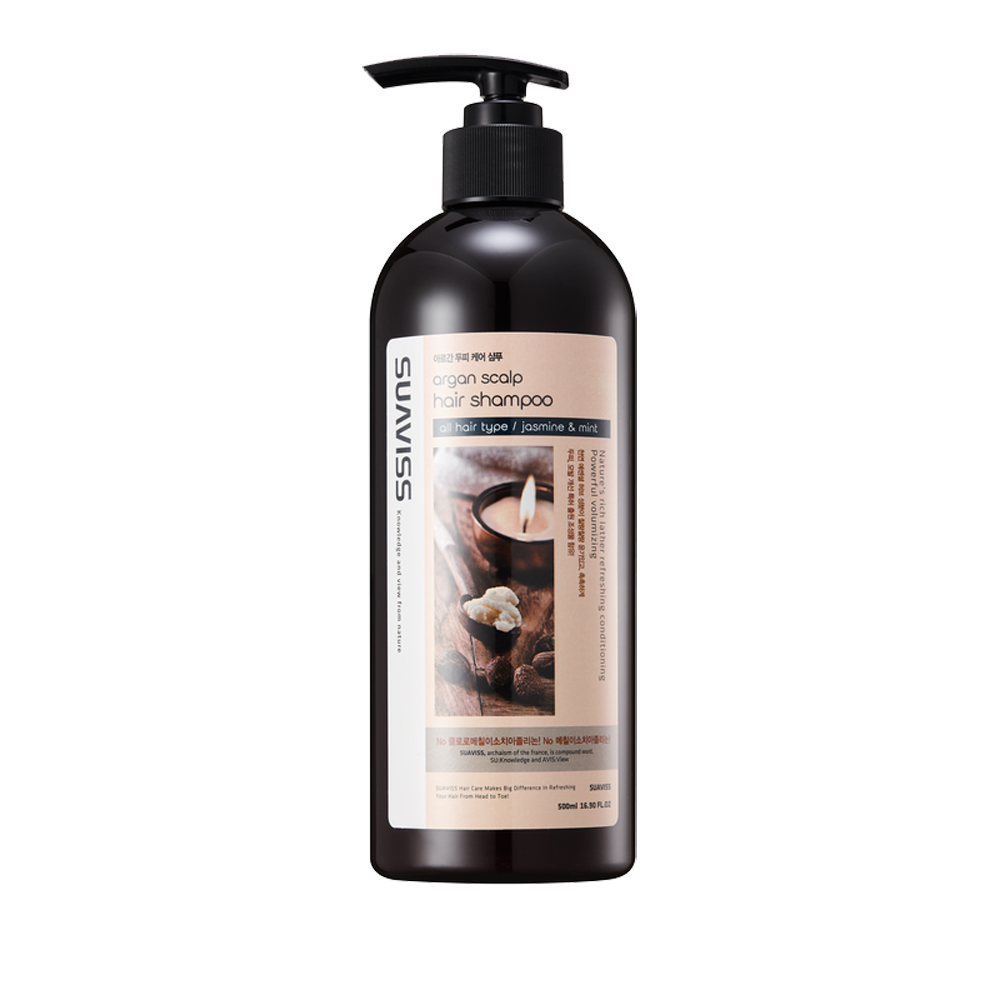 [수아비스] 아르간 두피케어 샴푸 500ml