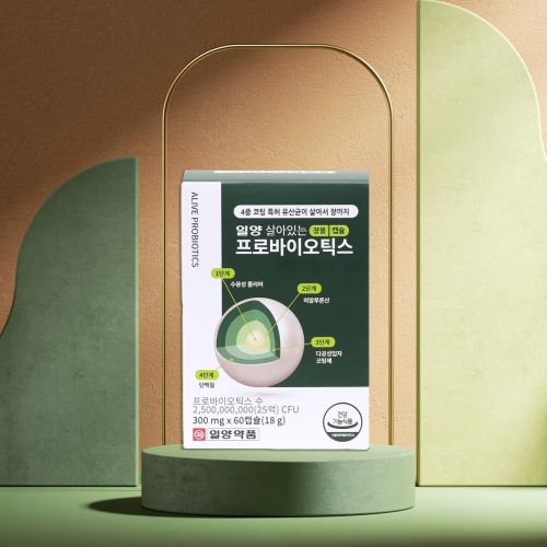 [일양약품] 4중 코팅 살아있는 장용캡슐 프로바이오틱스 (2개월분)