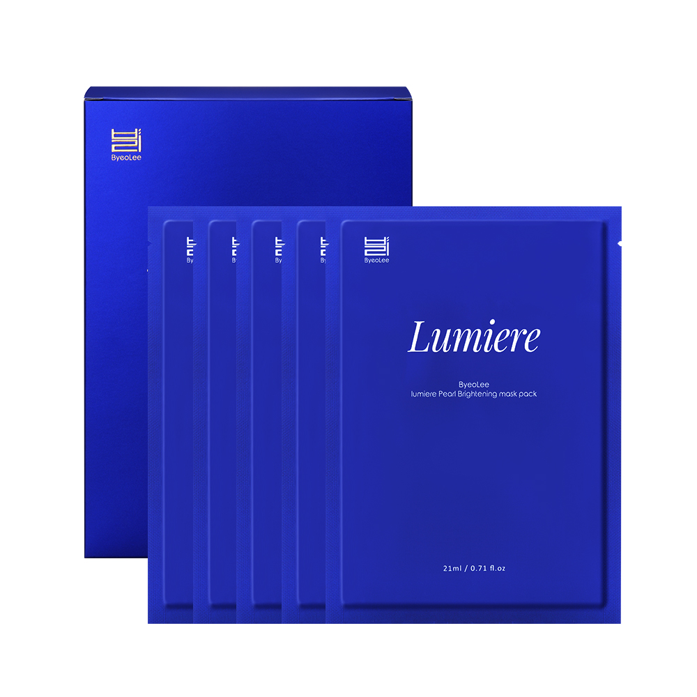[뷰이뷰이] 벼리 펄 브라이트닝 마스크팩 1box (21ml x 5개입)