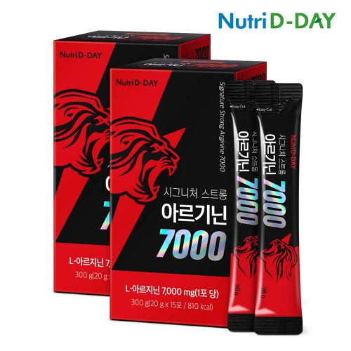 [뉴트리디데이] 시그니처 스트롱 아르기닌 7000 20gx15포x2박스