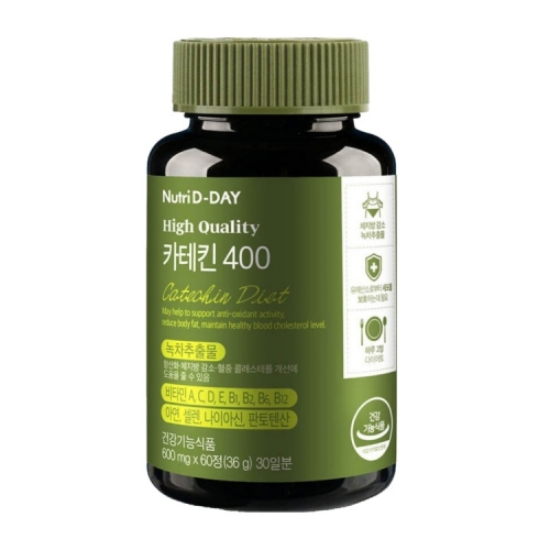 [뉴트리디데이] 녹차 카테킨400 600mgx60정