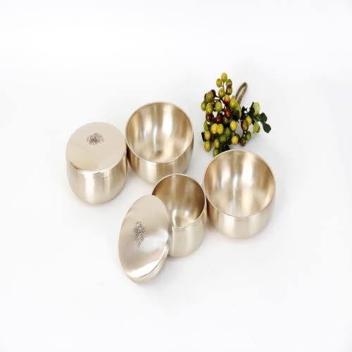 [예담은] 장수매화 단반상기 방짜유기