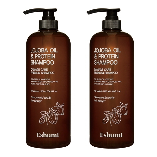 [애슈미]호호바 오일 프로틴 샴푸 1020ml x 2개