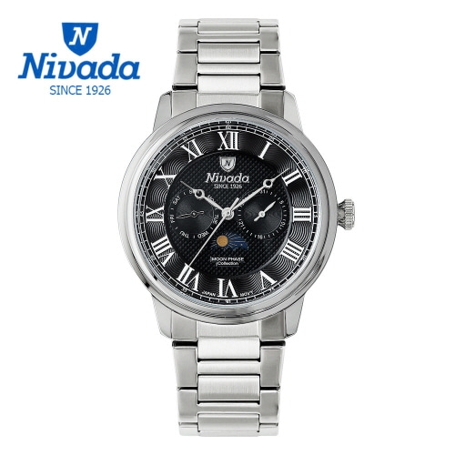 [니바다] 남성 멀티펑션 메탈 워치 1005