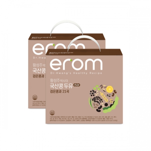 [이롬 황성주] 국산콩 두유 PLUS 검은콩과 21곡 190ml x 32팩