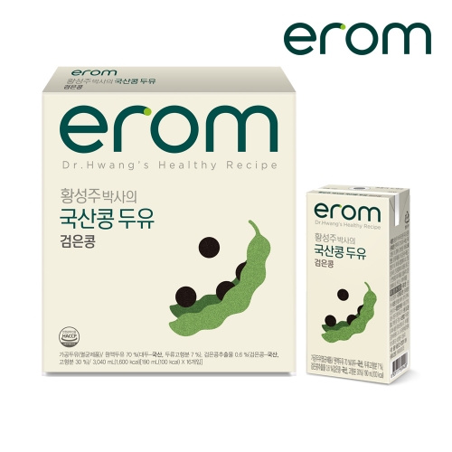 [이롬 황성주] 국산콩두유 검은콩 190ml x 16팩