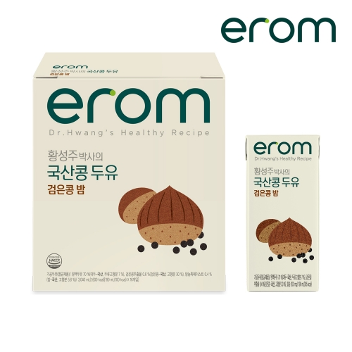 [이롬 황성주] 국산콩두유 검은콩 밤 190ml x 16팩