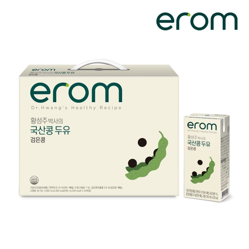 [이롬 황성주] 국산콩두유 검은콩 190ml x 24팩(선물용)