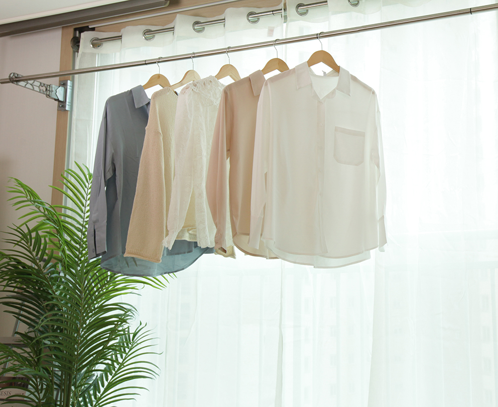 [웰렉스] 무타공 베란다 창틀 빨래건조대 원룸 공간활용 창문행거 1폴 CTH1130