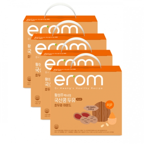 [이롬 황성주] 국산콩 두유 PLUS 호두와 아몬드 190ml x 64팩