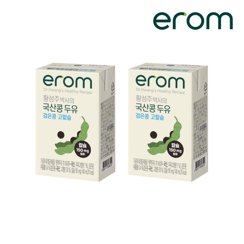 [이롬 황성주] 국산콩두유 검은콩 고칼슘 140ml x 24팩