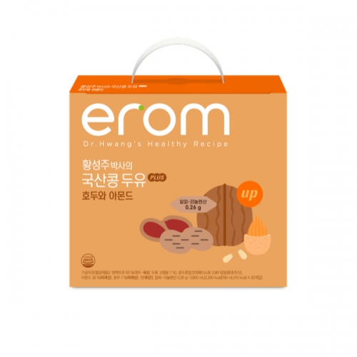 [이롬 황성주] 국산콩 두유 PLUS 호두와 아몬드 190ml x 16팩