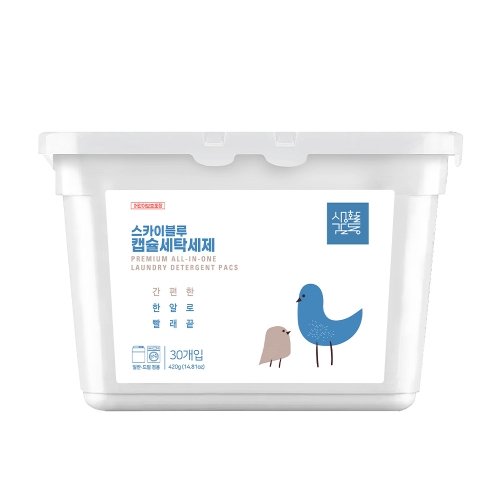 [생활감동] 스카이블루 캡슐세탁세제 14g (30개입)