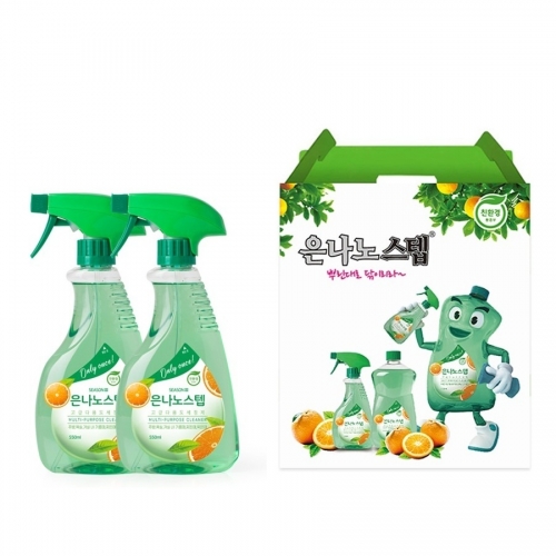 [은나노스텝] 시즌3 다용도 세정제 550ml 2종선물세트
