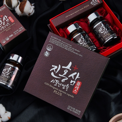 [진비책] 진홍삼 사포닌캡슐 플러스 200mg x 120캡슐