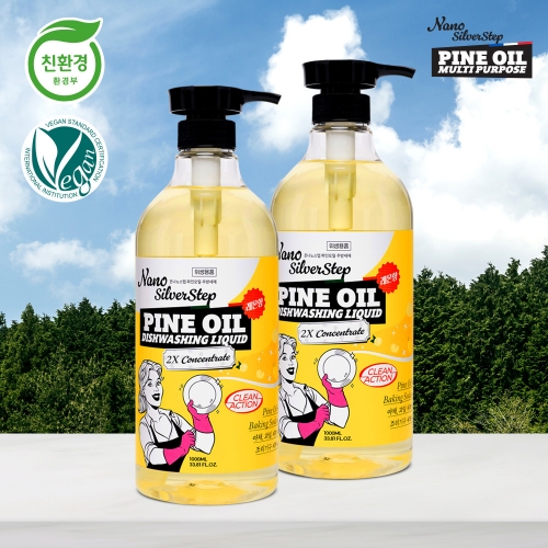 [은나노스텝] 파인오일 주방세제 1000mlx2개