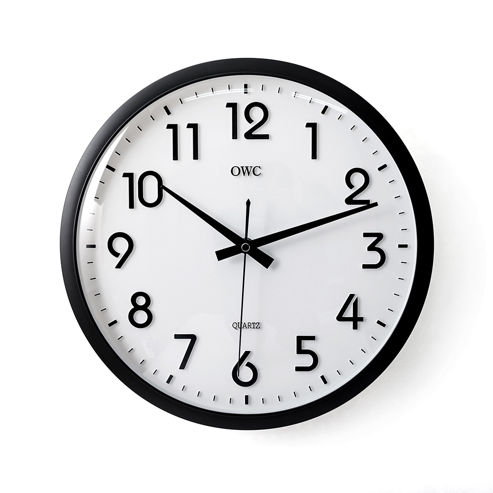 OWC 심플 오피스 무소음 벽시계 2종/택1