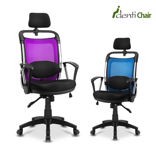 [아이덴티] 리스 메쉬 요추체어 방습.항균소재적용 학생의자 사무용의자 (NFC-IDT04) 6종택1