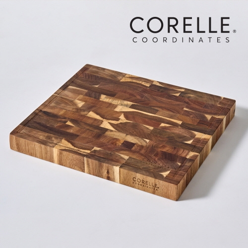 [코렐] 코디네이츠 엔드그레인 원목도마 정사각340*300*35mm