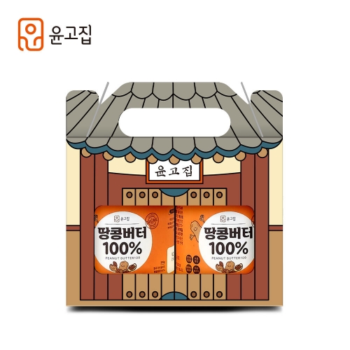 [윤고집] 땅콩버터 100% 200g 2종세트