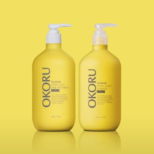 [뷰이뷰이] 오코루 퍼퓸 탈모 완화 샴푸+트리트먼트 각500ml (코코)