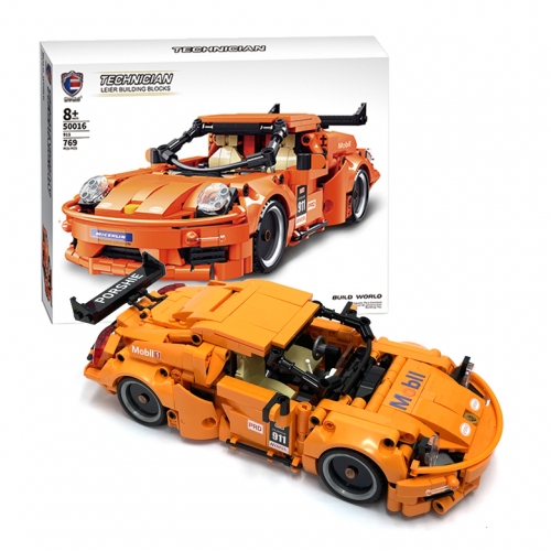 [예샘] 스마트블럭 T516 슈퍼 레이싱카 오렌지 자동차 블록