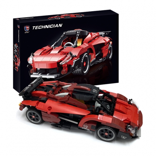 [예샘] 스마트블럭 T515 럭셔리 하이퍼카 레드 자동차 블록