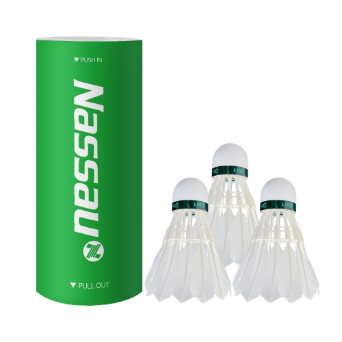 [낫소] 깃털 셔틀콕(NSC-703) 3개입 3in1