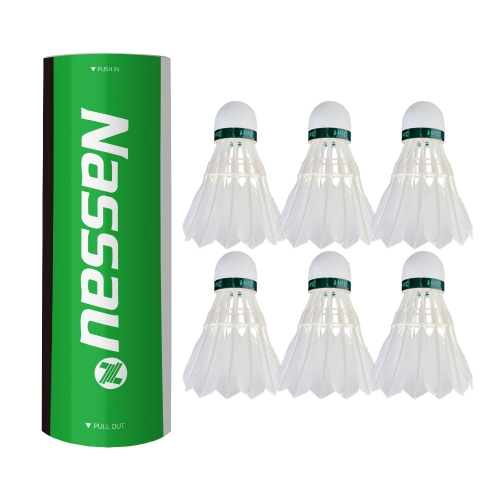 [낫소] 깃털 셔틀콕(NSC-706) 6개입 3in1