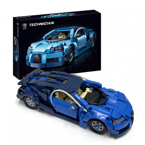 [예샘] 스마트블럭 T517 럭셔리 하이퍼카 블루 자동차 블록