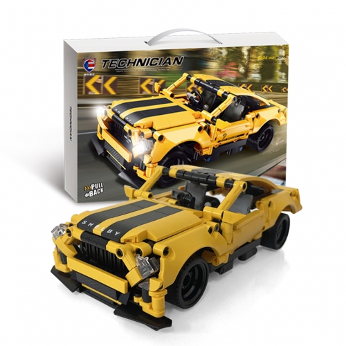 [예샘] 스마트블럭 T5328 머슬카 옐로우 자동차 블록