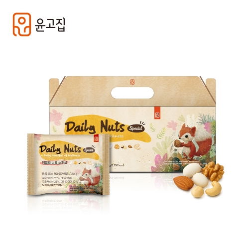 [윤고집] 데일리너츠 견과 스페셜 20g*30봉