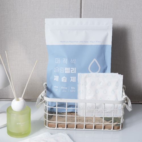 매직싹 슬림 젤리 서랍형 습기제거제 20개입