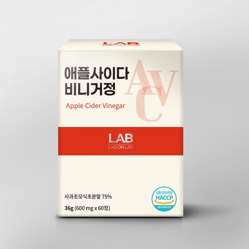 랩온랩 오가닉산 애플사이다 비니거정 (600mg X 60정)
